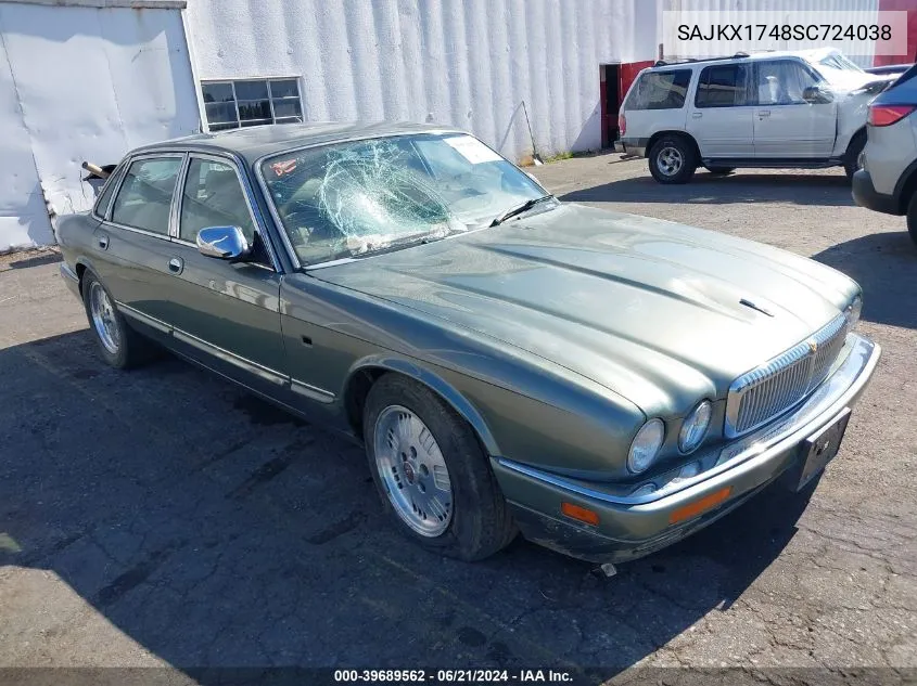 1995 Jaguar Vandenplas VIN: SAJKX1748SC724038 Lot: 39689562