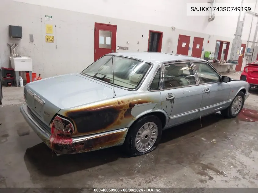 SAJKX1743SC749199 1995 Jaguar Vandenplas