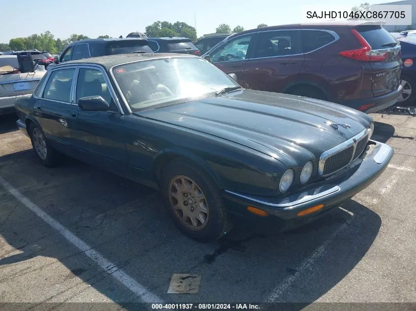 1999 Jaguar Xj8 VIN: SAJHD1046XC867705 Lot: 40011937