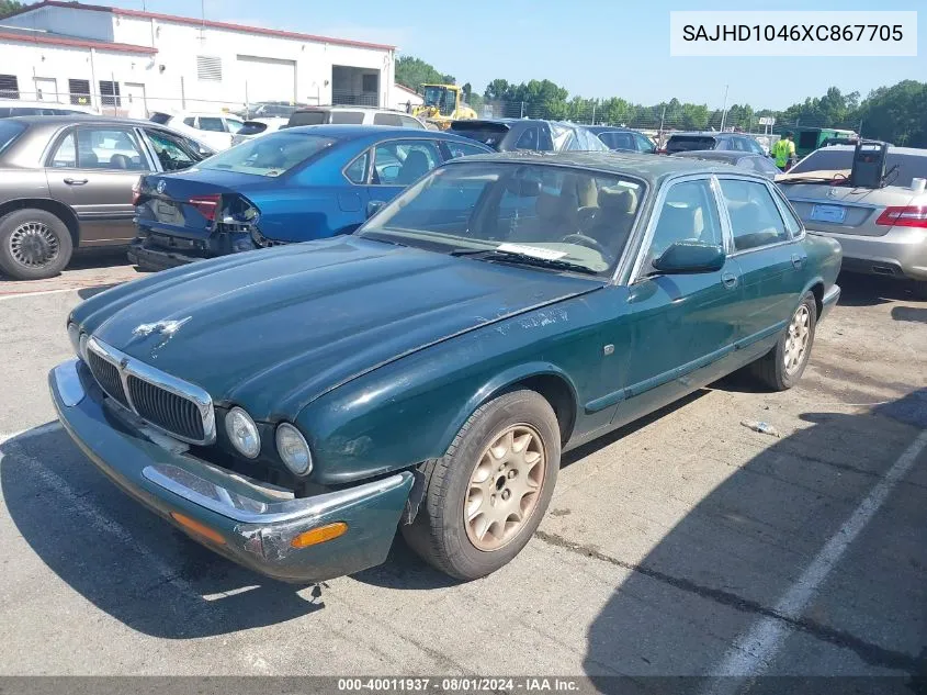 1999 Jaguar Xj8 VIN: SAJHD1046XC867705 Lot: 40011937