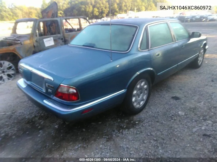 1999 Jaguar Xj8 VIN: SAJHX1046XC860972 Lot: 40261380