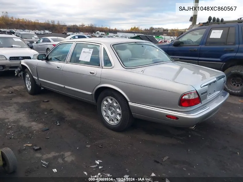 1999 Jaguar Xj8 VIN: SAJHX1048XC860567 Lot: 40669934