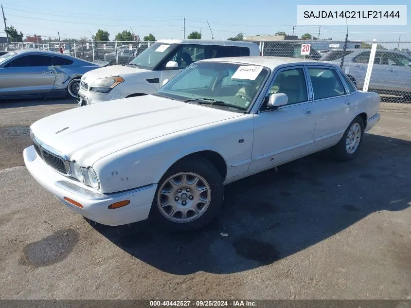 2001 Jaguar Xj8 VIN: SAJDA14C21LF21444 Lot: 40442527