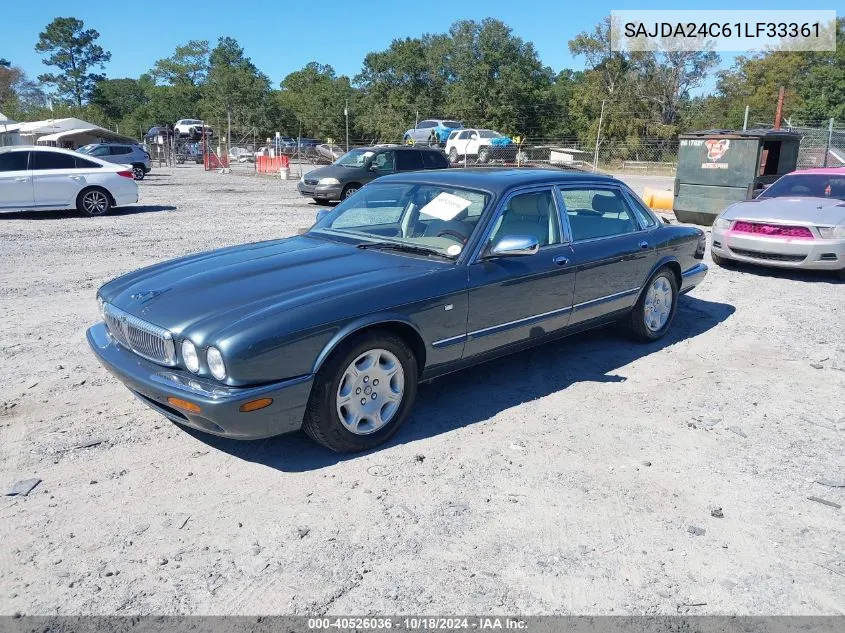 2001 Jaguar Xj8 Vanden Plas VIN: SAJDA24C61LF33361 Lot: 40526036