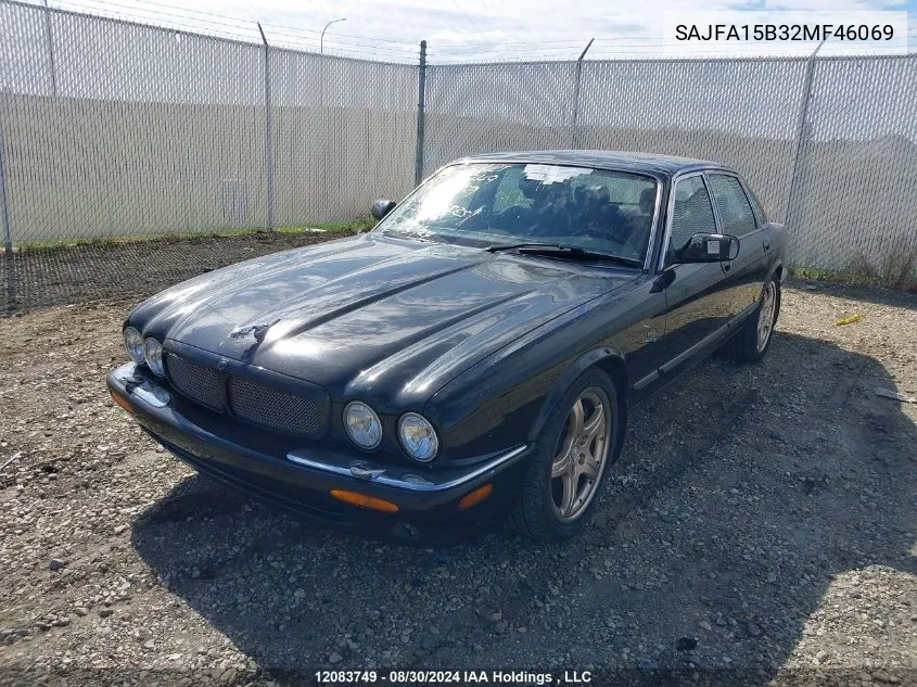 2002 Jaguar Xj Series VIN: SAJFA15B32MF46069 Lot: 12083749