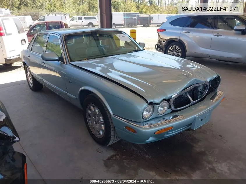 2002 Jaguar Xj8 VIN: SAJDA14C22LF41971 Lot: 40266673