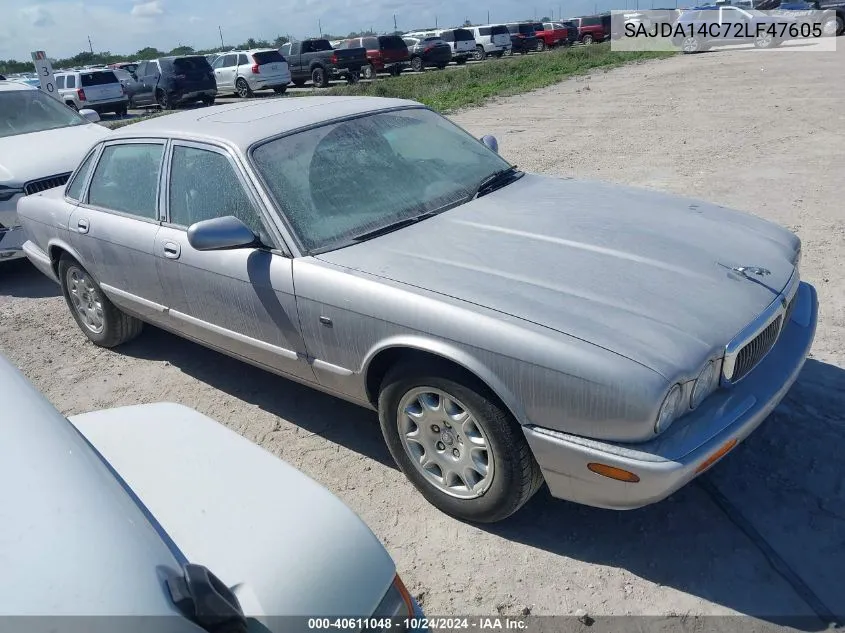 2002 Jaguar Xj8 VIN: SAJDA14C72LF47605 Lot: 40611048