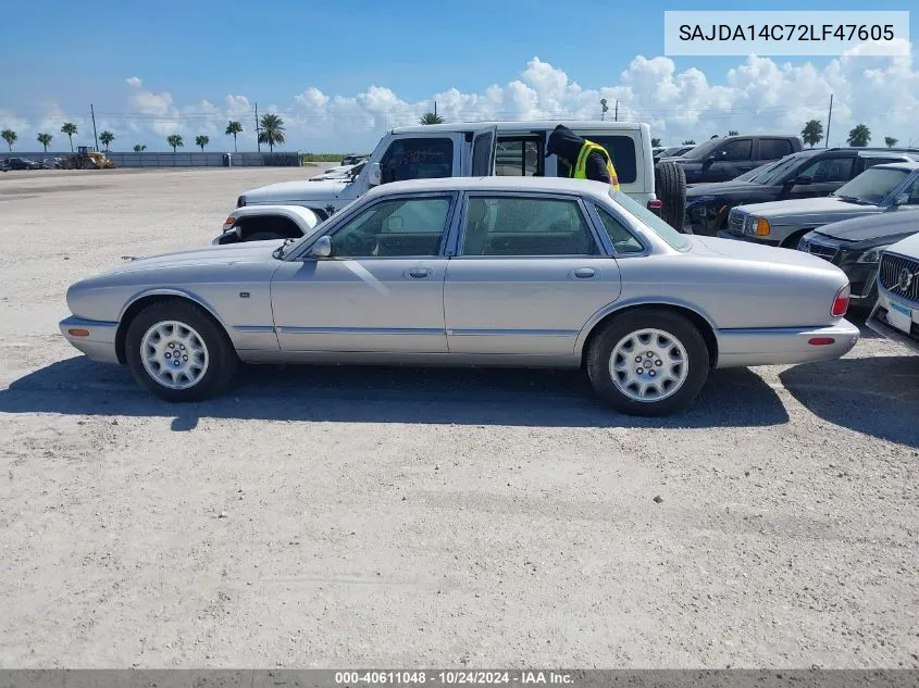 2002 Jaguar Xj8 VIN: SAJDA14C72LF47605 Lot: 40611048