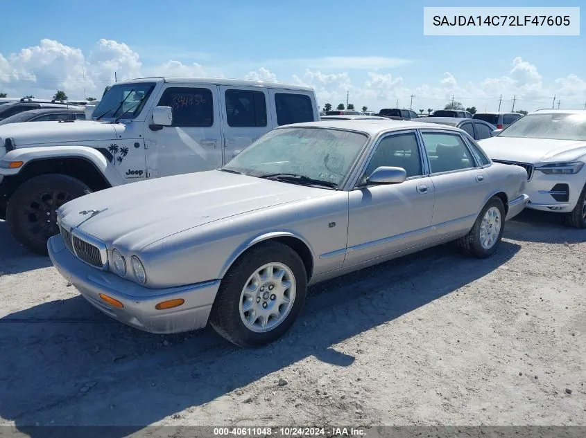 2002 Jaguar Xj8 VIN: SAJDA14C72LF47605 Lot: 40611048