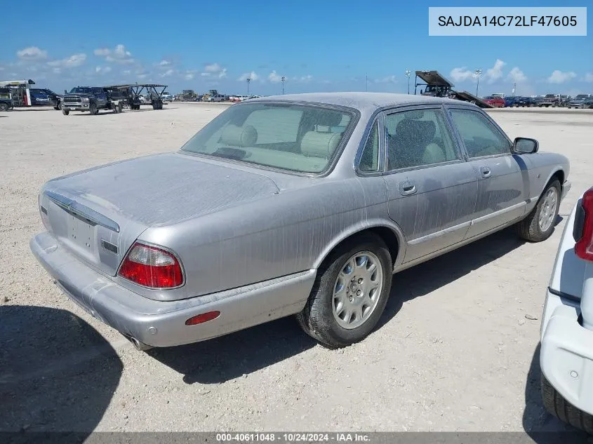 2002 Jaguar Xj8 VIN: SAJDA14C72LF47605 Lot: 40611048