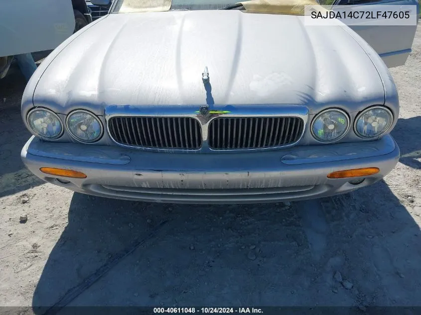 2002 Jaguar Xj8 VIN: SAJDA14C72LF47605 Lot: 40611048