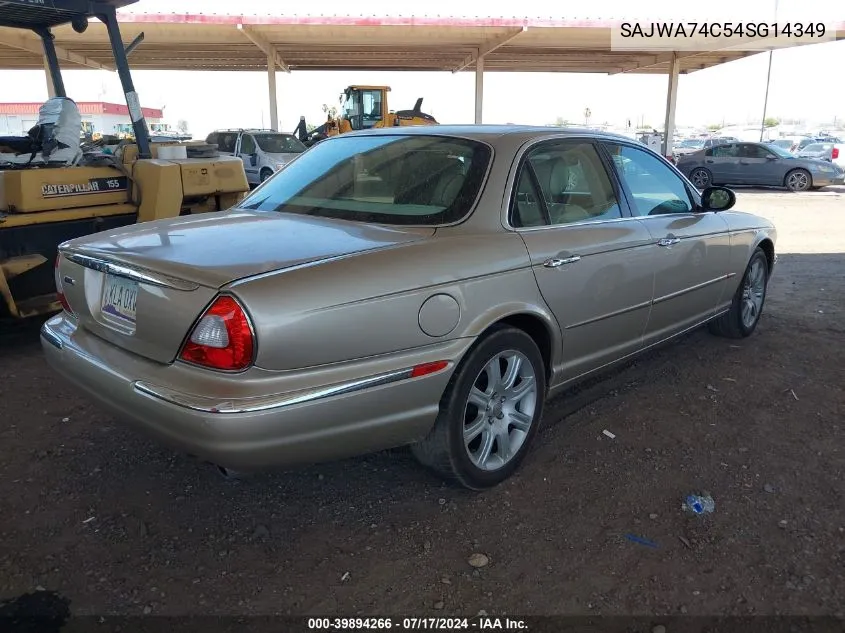 SAJWA74C54SG14349 2004 Jaguar Xj Vanden Plas