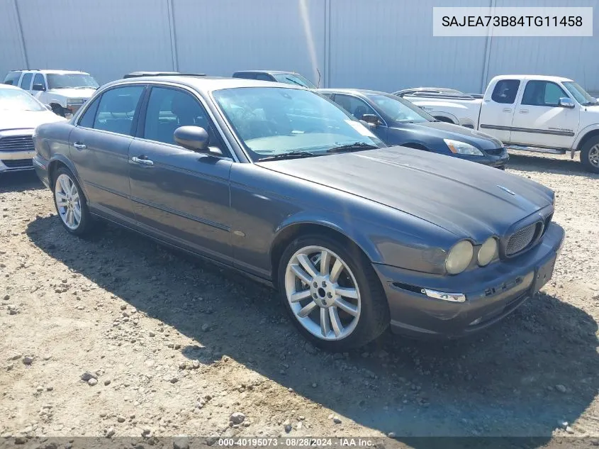 2004 Jaguar Xj Xjr VIN: SAJEA73B84TG11458 Lot: 40195073