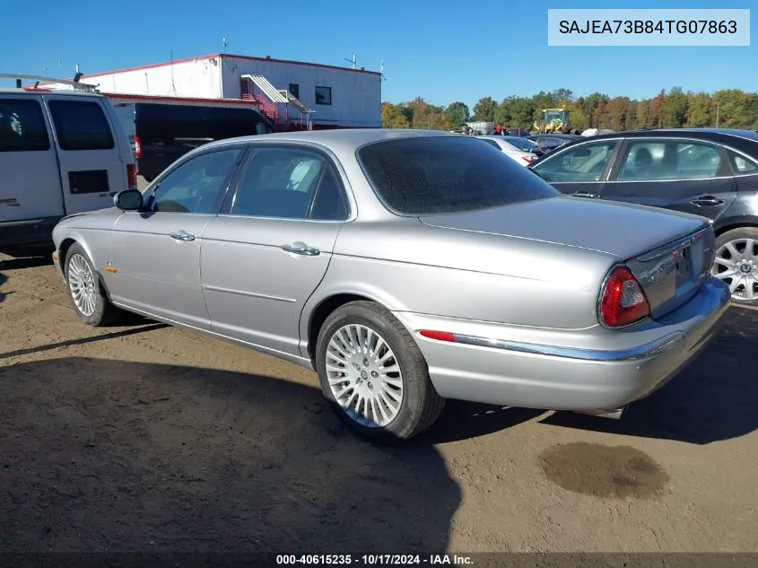 2004 Jaguar Xj Xjr VIN: SAJEA73B84TG07863 Lot: 40615235