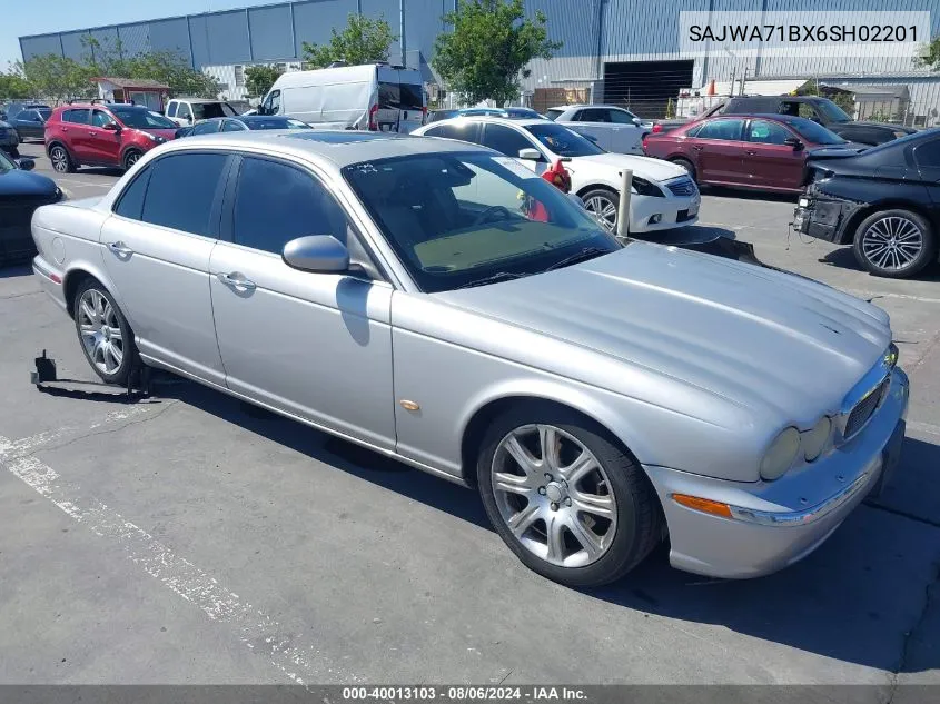 SAJWA71BX6SH02201 2006 Jaguar Xj Xj8