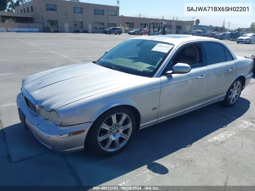 SAJWA71BX6SH02201 2006 Jaguar Xj Xj8