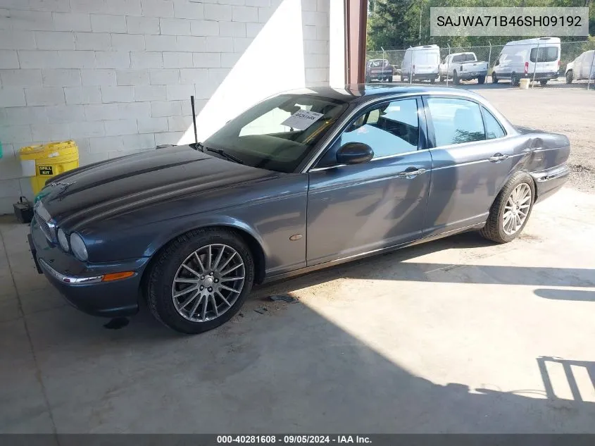 2006 Jaguar Xj Xj8 VIN: SAJWA71B46SH09192 Lot: 40281608