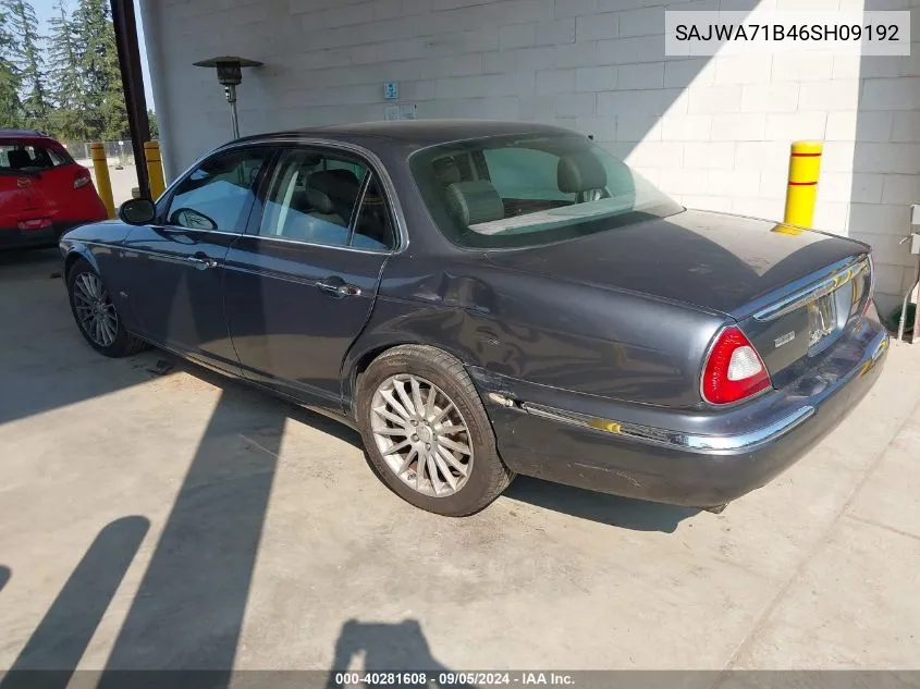 2006 Jaguar Xj Xj8 VIN: SAJWA71B46SH09192 Lot: 40281608