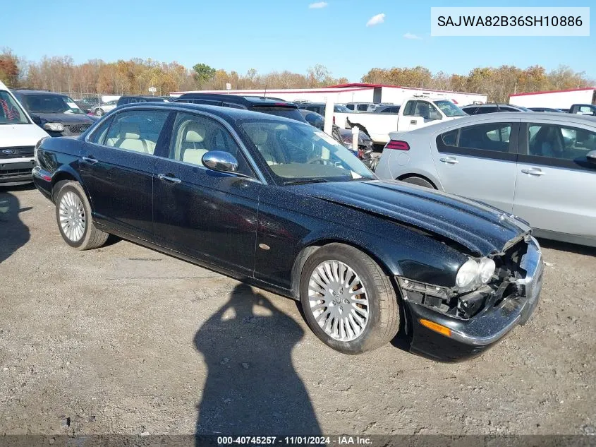 2006 Jaguar Xj Vanden Plas VIN: SAJWA82B36SH10886 Lot: 40745257