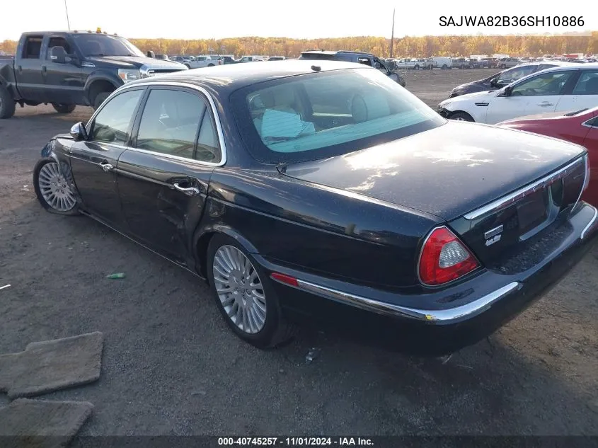 2006 Jaguar Xj Vanden Plas VIN: SAJWA82B36SH10886 Lot: 40745257