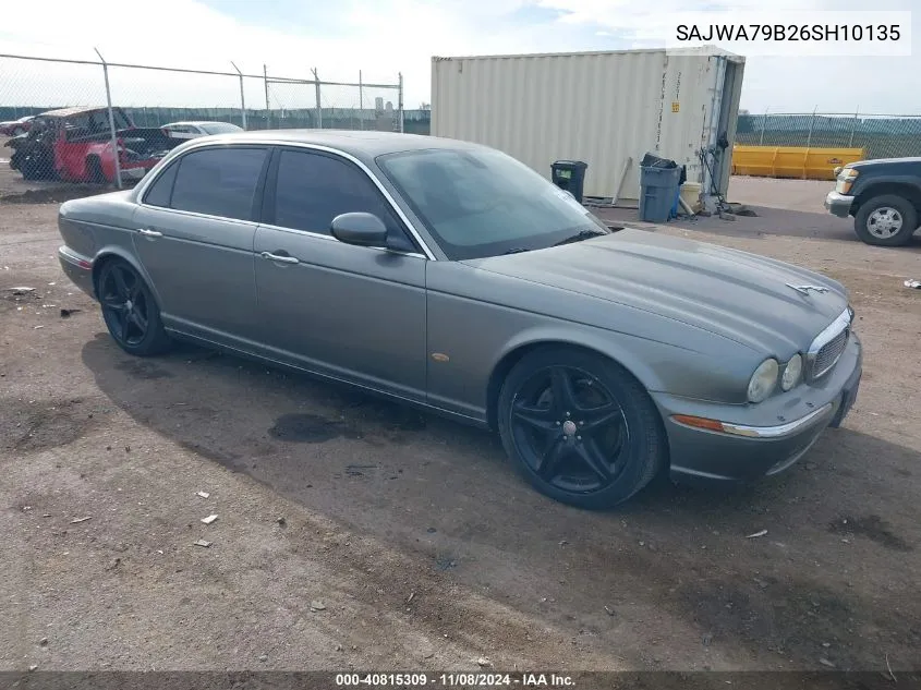 2006 Jaguar Xj Xj8 L VIN: SAJWA79B26SH10135 Lot: 40815309