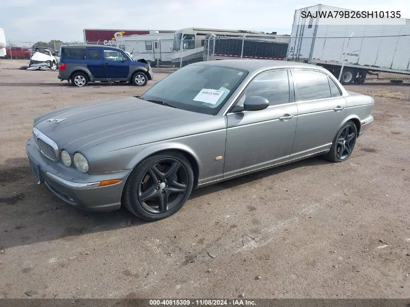 2006 Jaguar Xj Xj8 L VIN: SAJWA79B26SH10135 Lot: 40815309