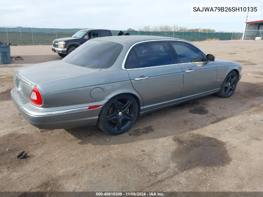 2006 Jaguar Xj Xj8 L VIN: SAJWA79B26SH10135 Lot: 40815309