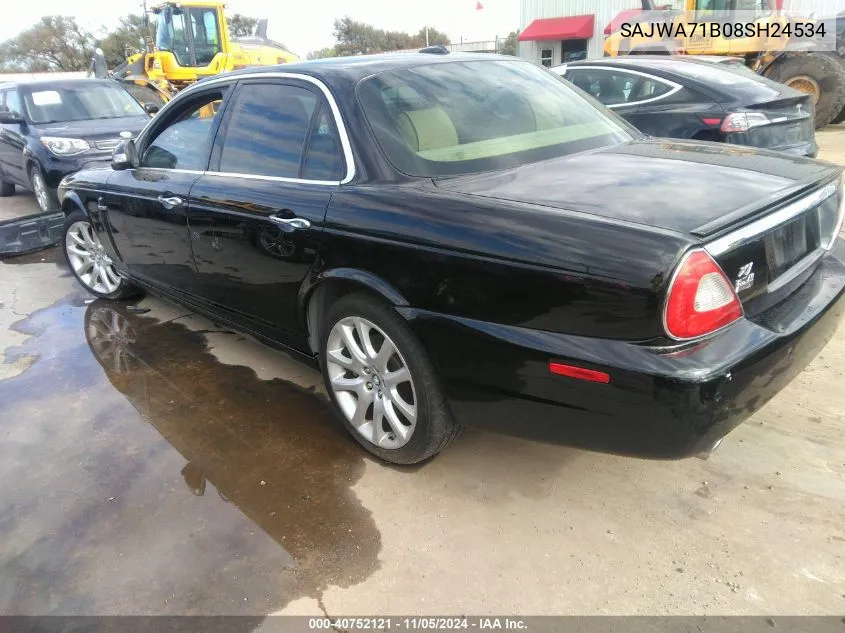 2008 Jaguar Xj Xj8 VIN: SAJWA71B08SH24534 Lot: 40752121