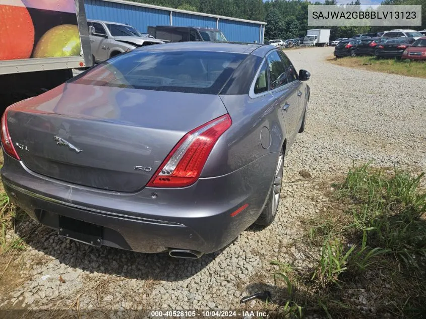 2011 Jaguar Xj VIN: SAJWA2GB8BLV13123 Lot: 40528105