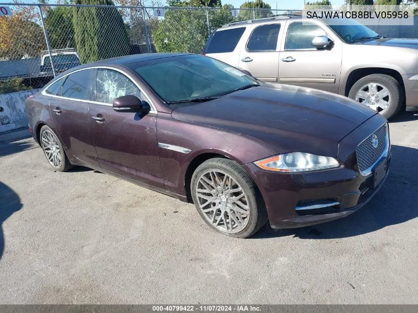 2011 Jaguar Xj VIN: SAJWA1CB8BLV05958 Lot: 40799422