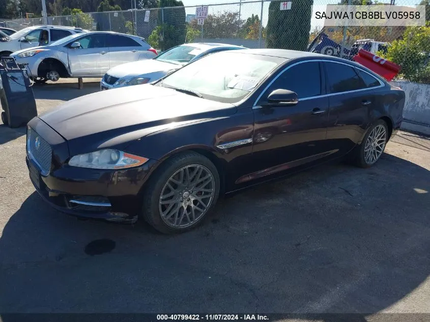 2011 Jaguar Xj VIN: SAJWA1CB8BLV05958 Lot: 40799422