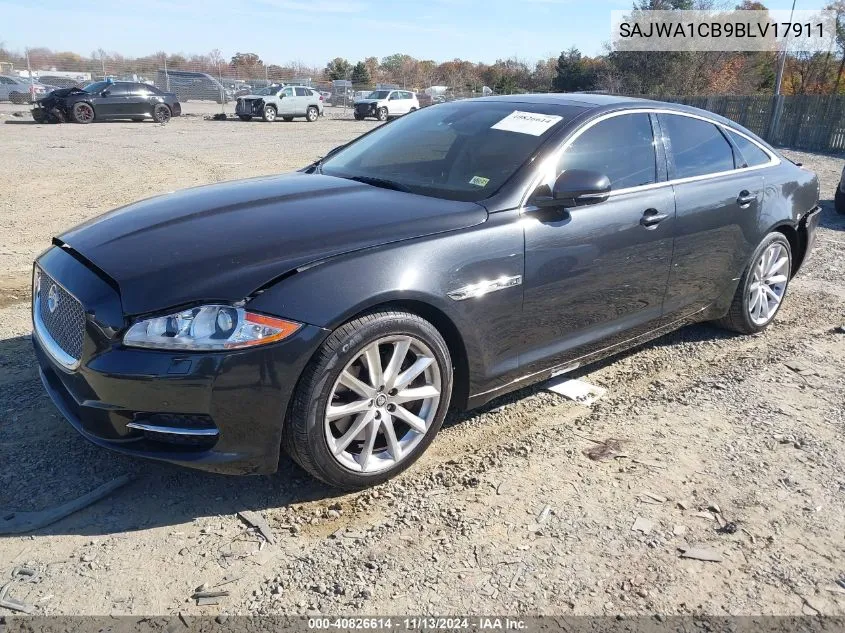 2011 Jaguar Xj VIN: SAJWA1CB9BLV17911 Lot: 40826614