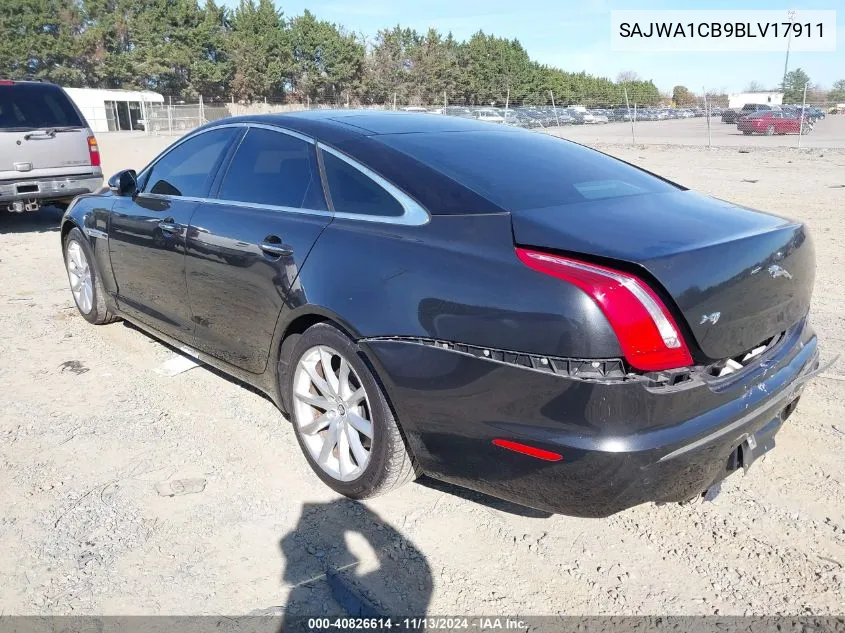 2011 Jaguar Xj VIN: SAJWA1CB9BLV17911 Lot: 40826614