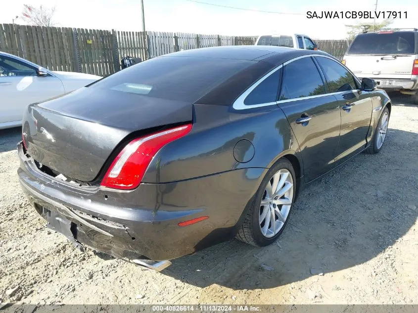 2011 Jaguar Xj VIN: SAJWA1CB9BLV17911 Lot: 40826614