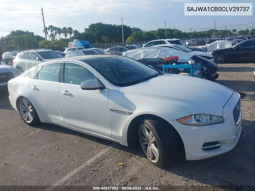 2012 Jaguar Xj VIN: SAJWA1CB0CLV29737 Lot: 40037892