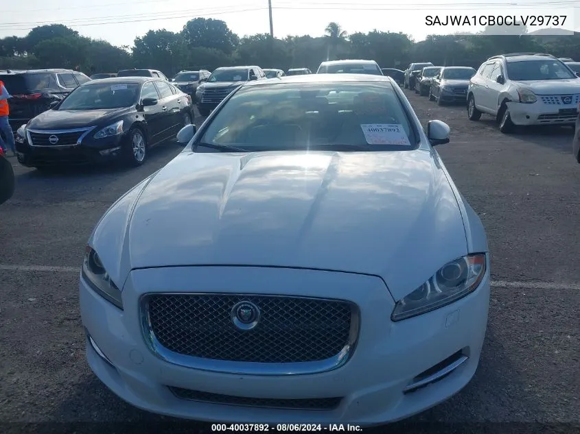 2012 Jaguar Xj VIN: SAJWA1CB0CLV29737 Lot: 40037892