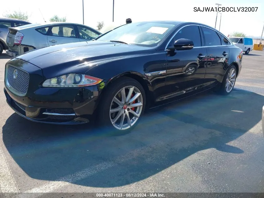 2012 Jaguar Xj VIN: SAJWA1CB0CLV32007 Lot: 40071123