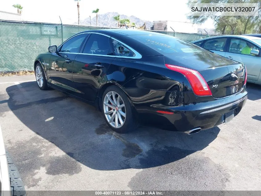 2012 Jaguar Xj VIN: SAJWA1CB0CLV32007 Lot: 40071123