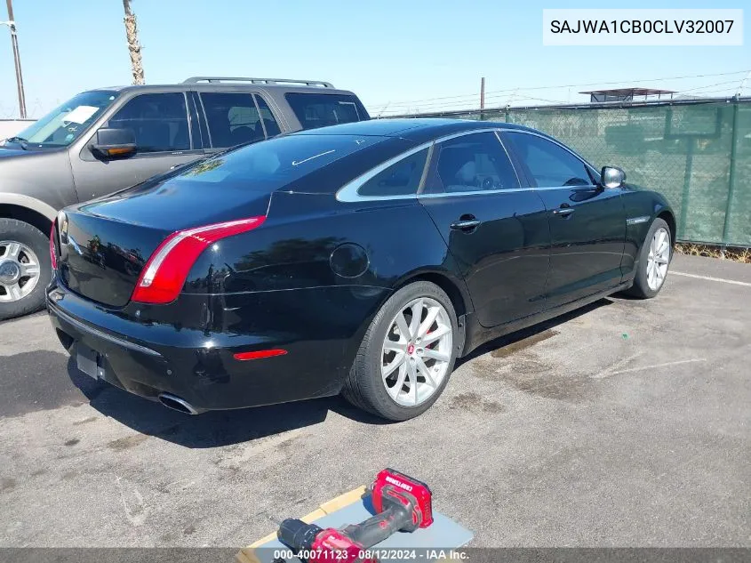 2012 Jaguar Xj VIN: SAJWA1CB0CLV32007 Lot: 40071123