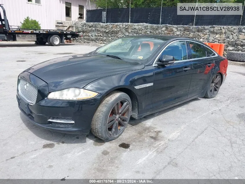 2012 Jaguar Xj VIN: SAJWA1CB5CLV28938 Lot: 40175764