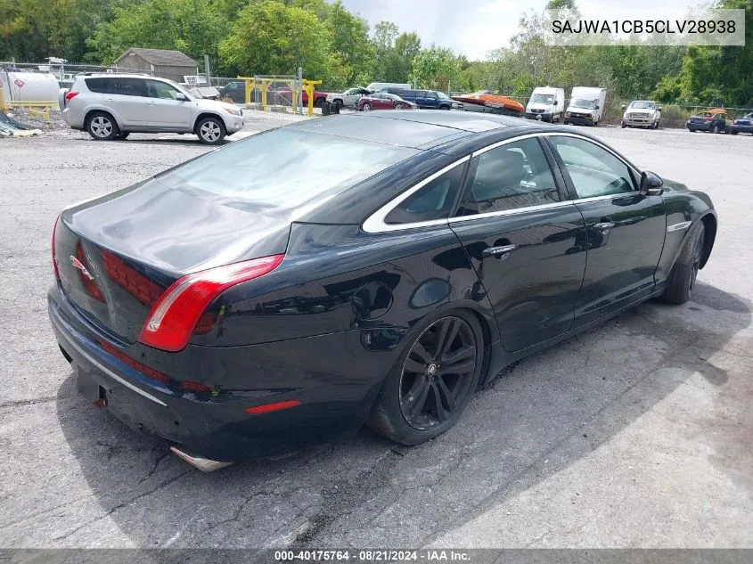 2012 Jaguar Xj VIN: SAJWA1CB5CLV28938 Lot: 40175764