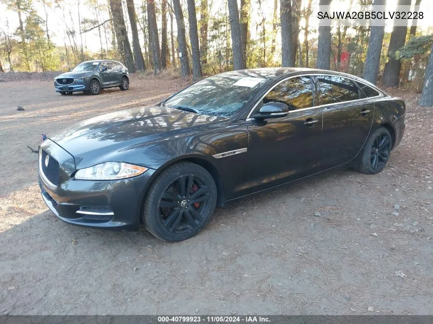 2012 Jaguar Xj Xjl Portfolio VIN: SAJWA2GB5CLV32228 Lot: 40799923