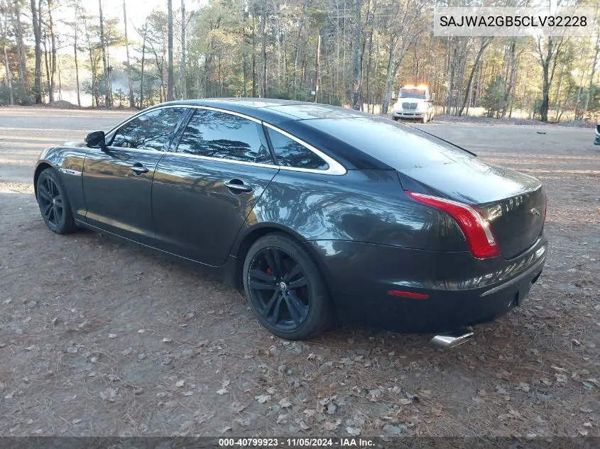 2012 Jaguar Xj Xjl Portfolio VIN: SAJWA2GB5CLV32228 Lot: 40799923