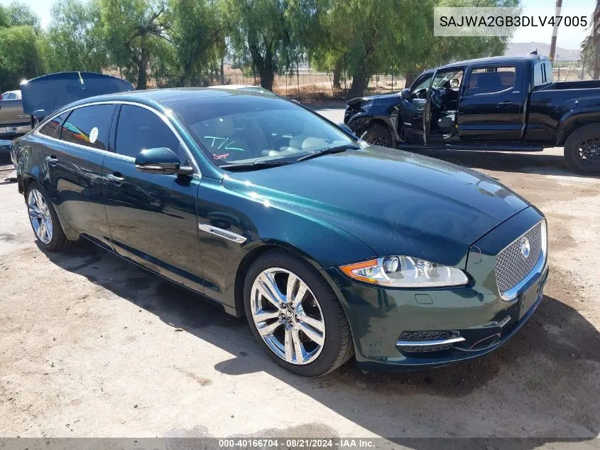 SAJWA2GB3DLV47005 2013 Jaguar Xjl Portfolio