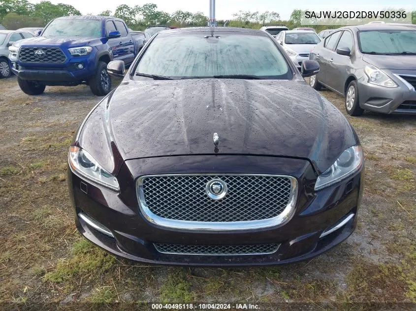 2013 Jaguar Xj Xjl Portfolio VIN: SAJWJ2GD2D8V50336 Lot: 40495118