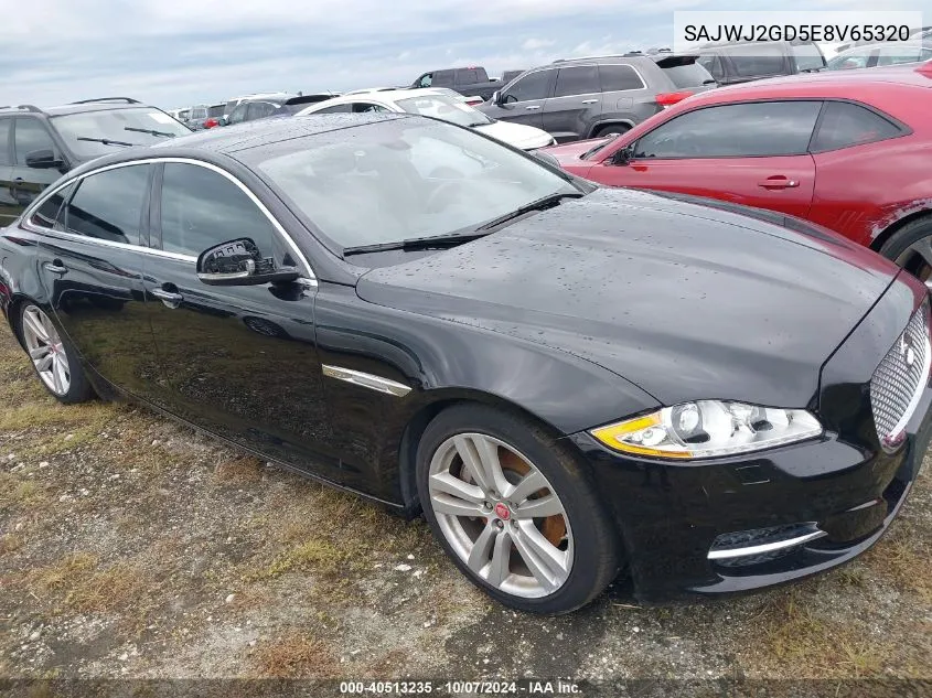 2014 Jaguar Xjl Portfolio VIN: SAJWJ2GD5E8V65320 Lot: 40513235