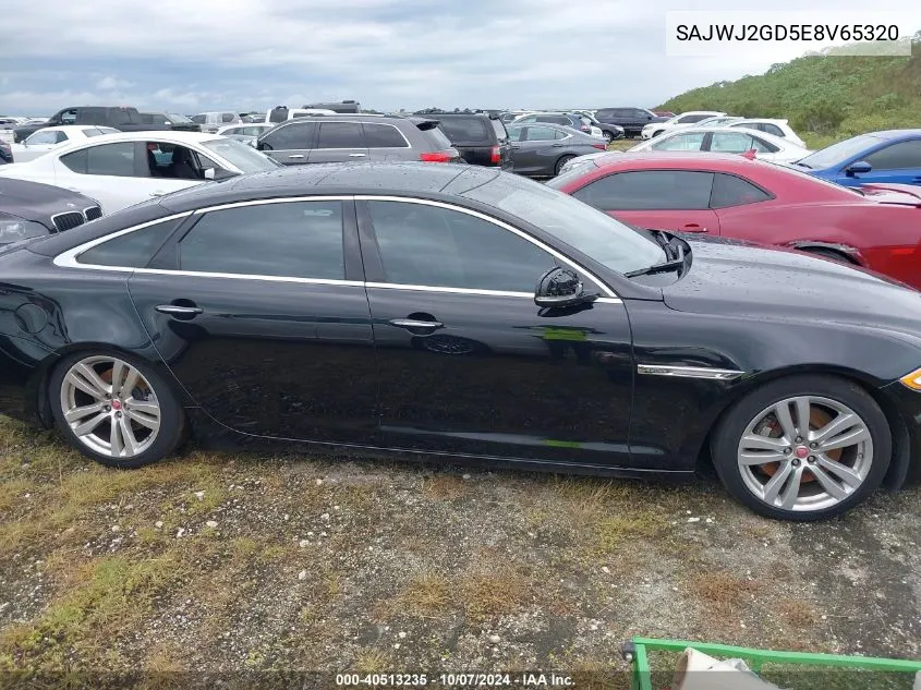 2014 Jaguar Xjl Portfolio VIN: SAJWJ2GD5E8V65320 Lot: 40513235