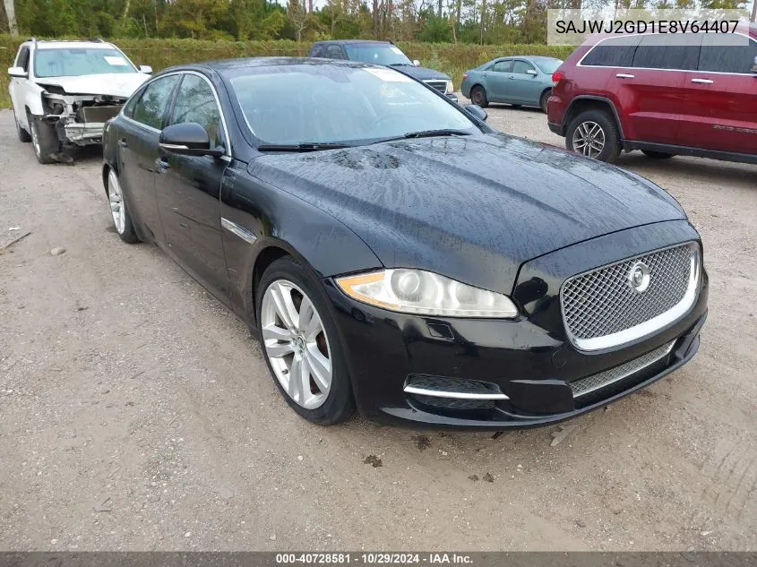 SAJWJ2GD1E8V64407 2014 Jaguar Xj Xjl Portfolio