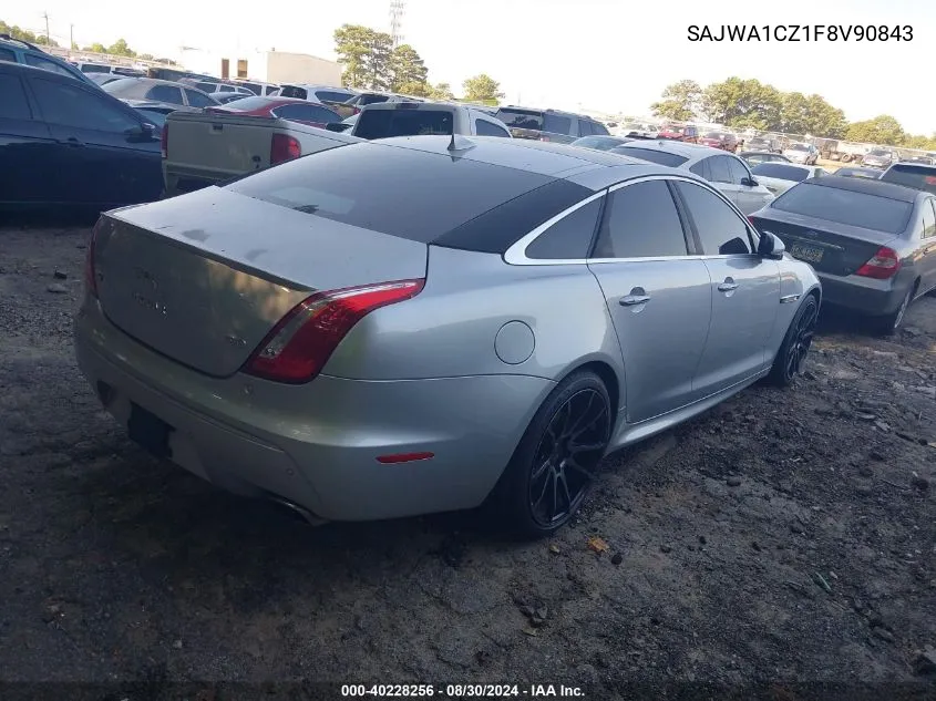 2015 Jaguar Xj VIN: SAJWA1CZ1F8V90843 Lot: 40228256