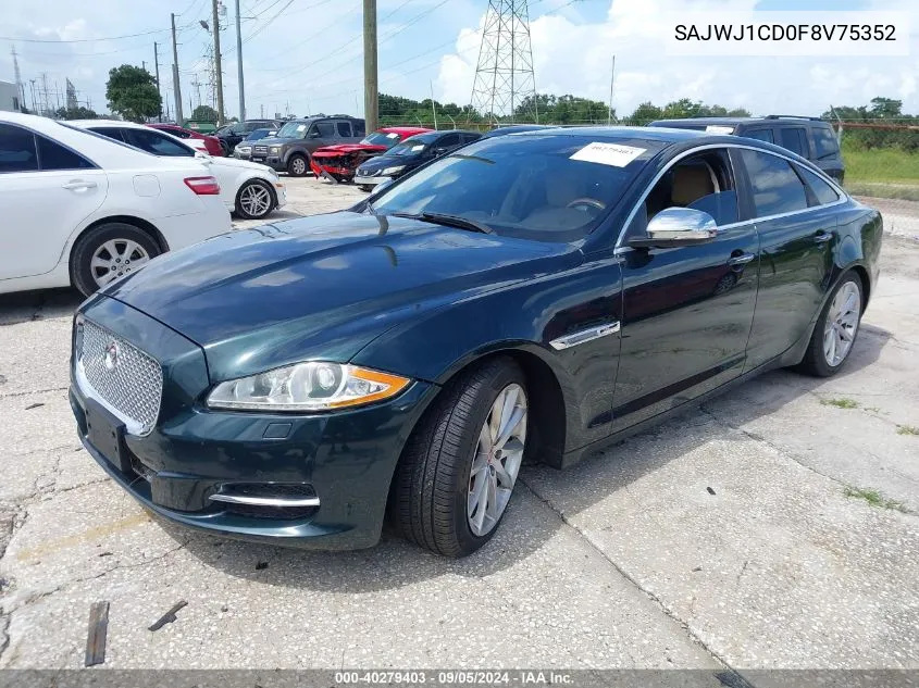 SAJWJ1CD0F8V75352 2015 Jaguar Xj